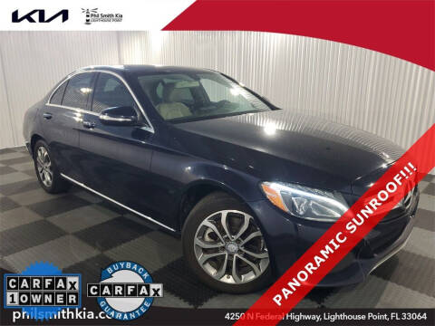 2015 Mercedes-Benz C-Class for sale at PHIL SMITH AUTOMOTIVE GROUP - Phil Smith Kia in Lighthouse Point FL