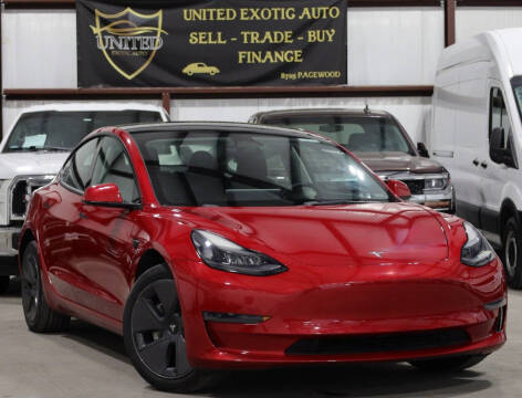 2023 Tesla Model 3 for sale at United Exotic Auto in Houston TX