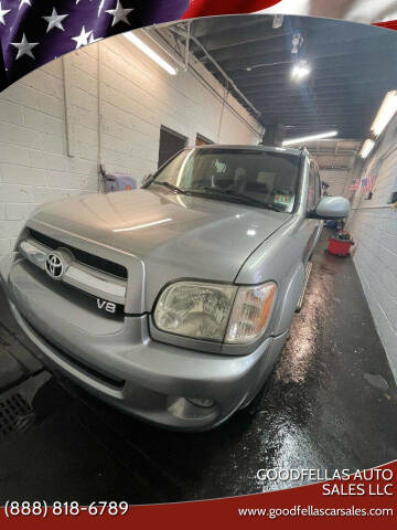 2006 Toyota Sequoia for sale at Goodfellas Auto Sales LLC in Clifton NJ