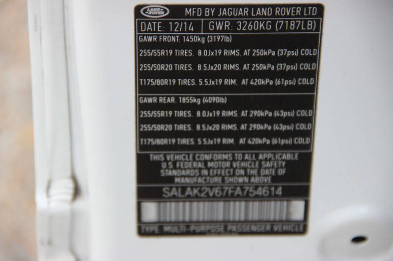 2015 Land Rover LR4 HSE LUX