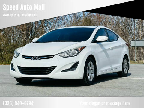 2016 Hyundai Elantra for sale at Speed Auto Mall in Greensboro NC