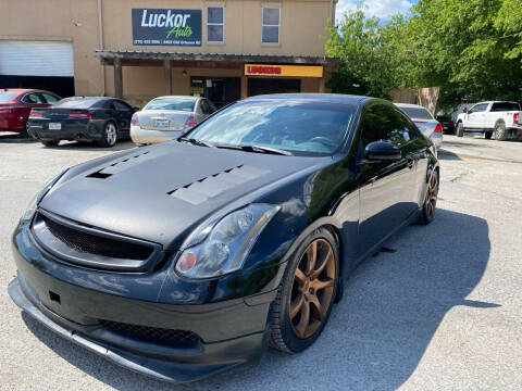 2004 Infiniti G35 for sale at LUCKOR AUTO in San Antonio TX