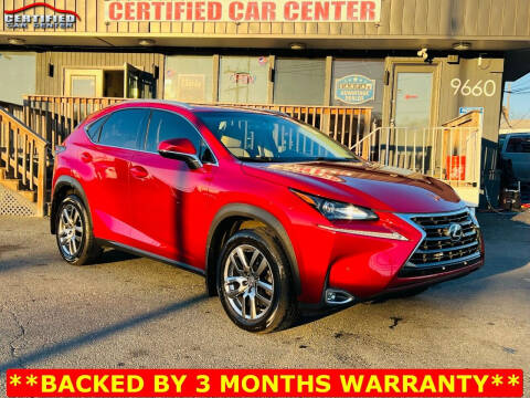 2016 Lexus NX 200t for sale at CERTIFIED CAR CENTER in Fairfax VA