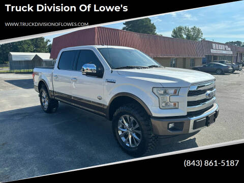 2017 Ford F-150 for sale at Truck Division Of Lowe's in Darlington SC