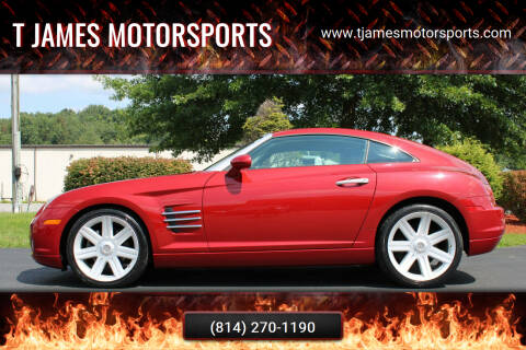 2004 Chrysler Crossfire for sale at T James Motorsports in Gibsonia PA