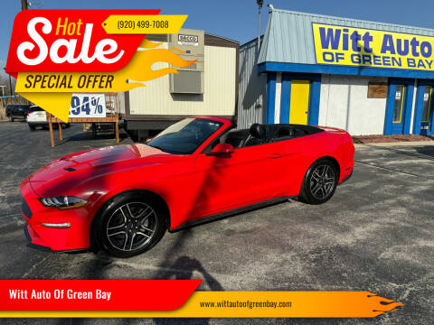 2022 Ford Mustang for sale at Witt Auto Of Green Bay in Green Bay WI