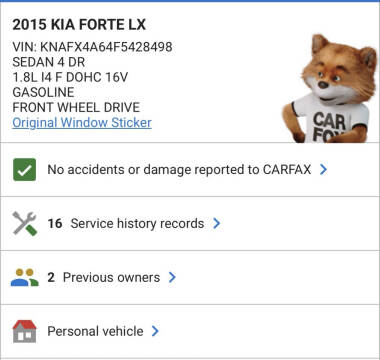2015 Kia Forte LX