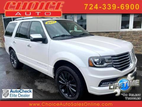 2017 Lincoln Navigator for sale at CHOICE AUTO SALES in Murrysville PA