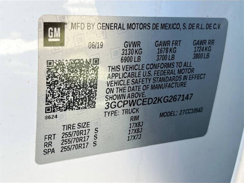 2019 Chevrolet Silverado 1500