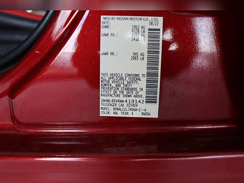 2022 Nissan Altima 2.5 SL