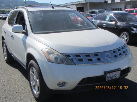 2005 Nissan Murano for sale at Mendocino Auto Auction in Ukiah CA