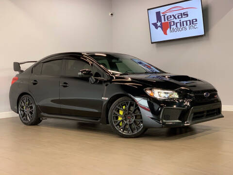 2018 Subaru WRX for sale at Texas Prime Motors in Houston TX
