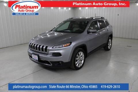 2017 Jeep Cherokee for sale at Platinum Auto Group Inc. in Minster OH