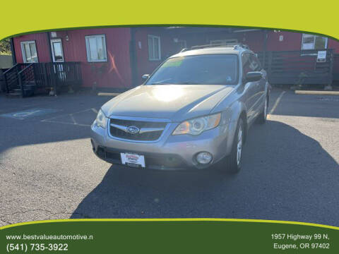 2008 Subaru Outback for sale at Best Value Automotive in Eugene OR