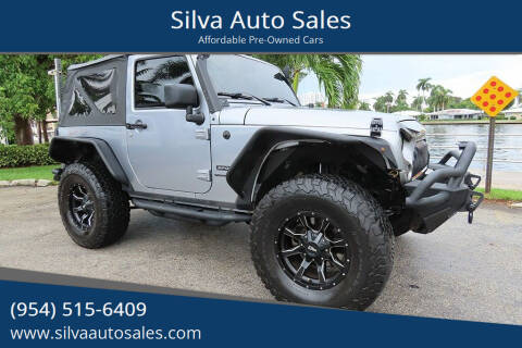 2018 Jeep Wrangler JK for sale at Silva Auto Sales in Pompano Beach FL
