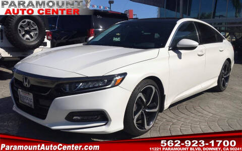 2019 Honda Accord for sale at PARAMOUNT AUTO CENTER in Downey CA