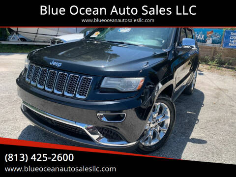 2014 Jeep Grand Cherokee for sale at Blue Ocean Auto Sales LLC in Tampa FL