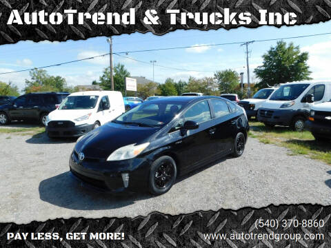 2013 Toyota Prius for sale at AutoTrend & Trucks Inc in Fredericksburg VA