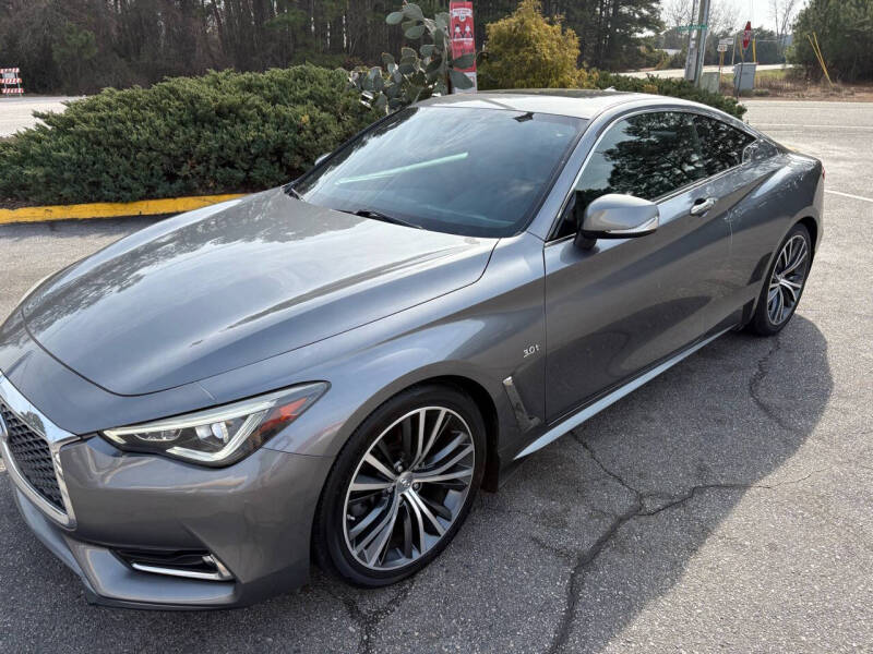 2018 Infiniti Q60 for sale at LAURINBURG AUTO SALES in Laurinburg NC