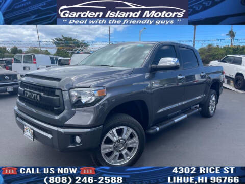 2016 Toyota Tundra for sale at Garden Island Motors in Lihue HI