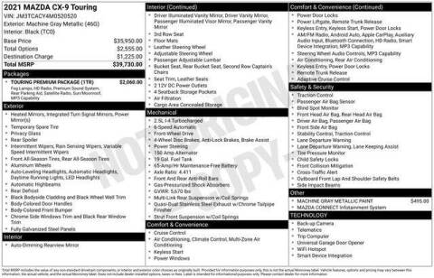 2021 Mazda CX-9 Touring