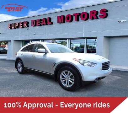 2013 Infiniti FX37 for sale at SUPER DEAL MOTORS in Hollywood FL