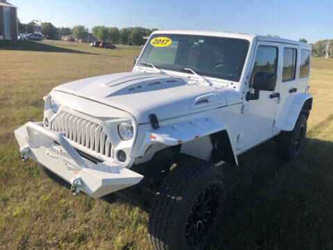 2017 Jeep Wrangler Unlimited for sale at Highway 13 One Stop Shop/R & B Motorsports in Jamestown ND