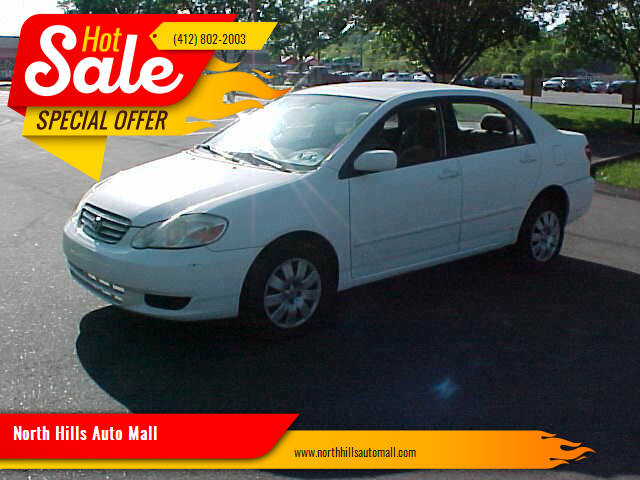 2004 Toyota Corolla for sale at North Hills Auto Mall in Pittsburgh PA