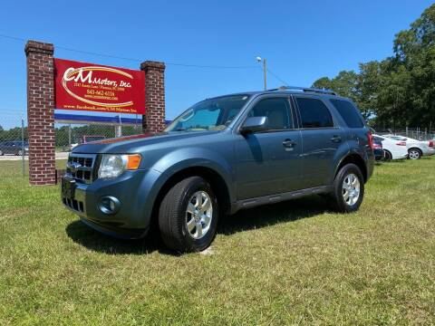 2012 Ford Escape for sale at C M Motors Inc in Florence SC