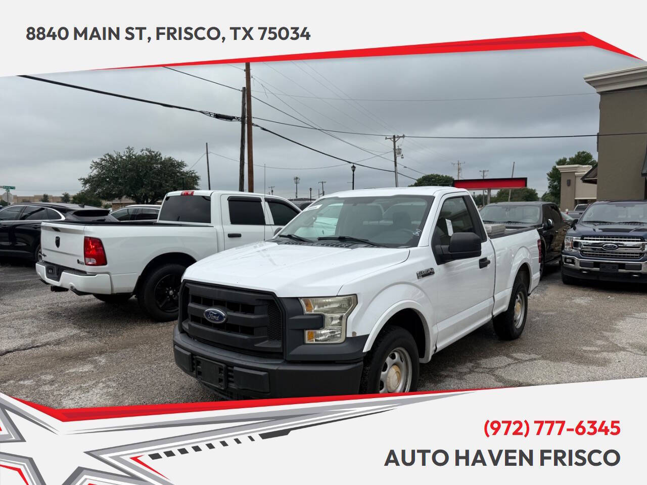 Oxford White 2016 Ford F-150 Pickup Truck 4X2 6-Speed Automatic