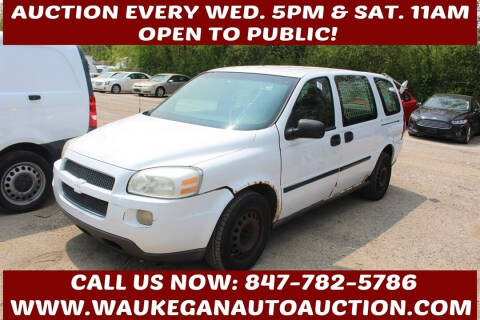 2008 Chevrolet Uplander for sale at Waukegan Auto Auction in Waukegan IL