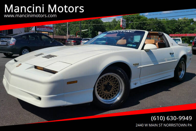1989 Pontiac Firebird for sale at Mancini Motors in Norristown PA