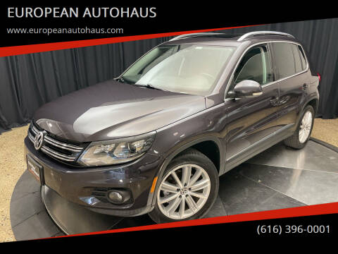 2016 Volkswagen Tiguan for sale at EUROPEAN AUTOHAUS in Holland MI