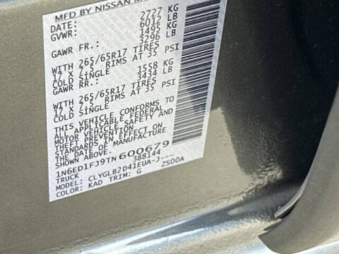 2026 Nissan Frontier SV