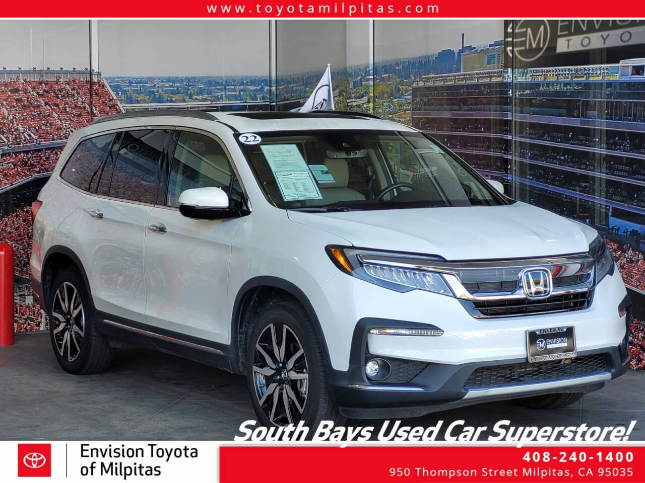 2022 Honda Pilot for sale at Envision Toyota of Milpitas in Milpitas, CA