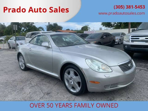 2002 Lexus SC 430 for sale at Prado Auto Sales in Miami FL