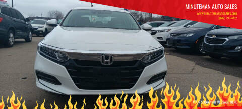 2019 Honda Accord for sale at Minuteman Auto Sales in Saint Paul MN