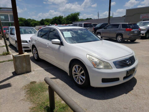 2009 Infiniti G37 Sedan for sale at Auto Finance La Meta in San Antonio TX