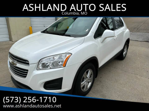 2015 Chevrolet Trax for sale at ASHLAND AUTO SALES in Columbia MO
