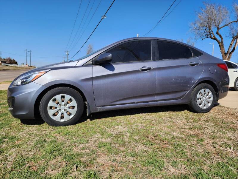 2015 Hyundai Accent for sale at GILLIAM AUTO SALES in Guthrie OK