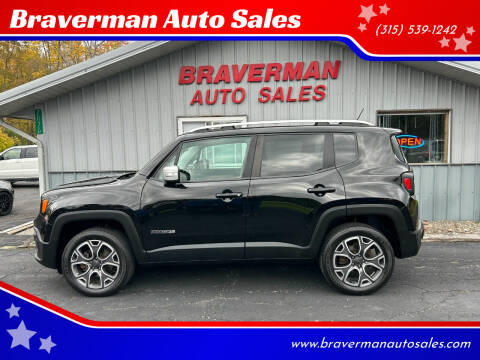 2016 Jeep Renegade for sale at Braverman Auto Sales in Waterloo NY