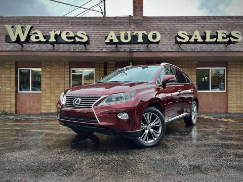 2013 Lexus RX 450h for sale at Wares Auto Sales INC in Traverse City MI