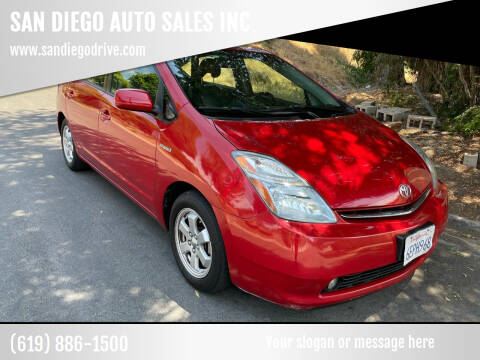 2008 Toyota Prius for sale at SAN DIEGO AUTO SALES INC in San Diego CA