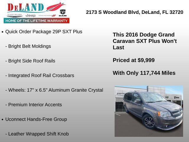 2016 Dodge Grand Caravan SXT
