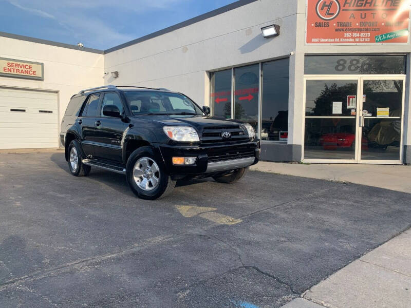 2004 Toyota 4Runner for sale at HIGHLINE AUTO LLC in Kenosha WI