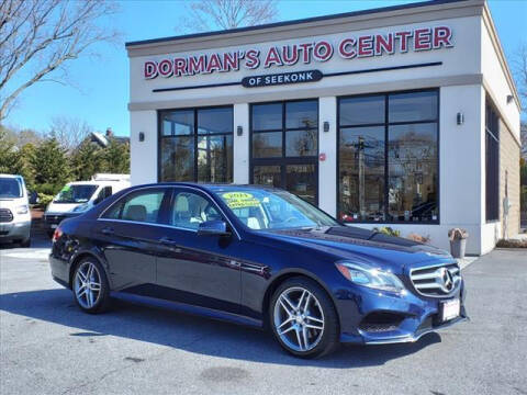 2014 Mercedes-Benz E-Class for sale at DORMANS AUTO CENTER OF SEEKONK in Seekonk MA