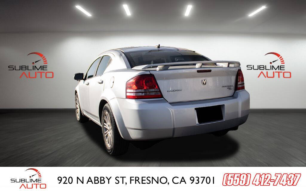 2010 Dodge Avenger for sale at SUBLIME AUTO in Fresno, CA