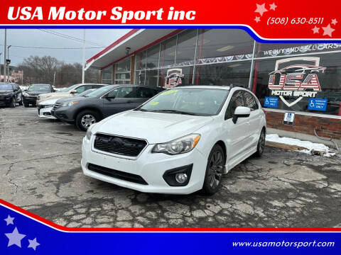 2013 Subaru Impreza for sale at USA Motor Sport inc in Marlborough MA