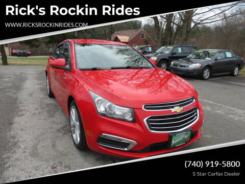 2016 Chevrolet Cruze Limited for sale at Rick's Rockin Rides in Reynoldsburg OH