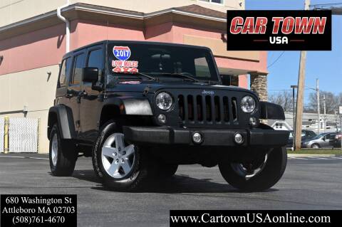 2017 Jeep Wrangler Unlimited for sale at Car Town USA in Attleboro MA